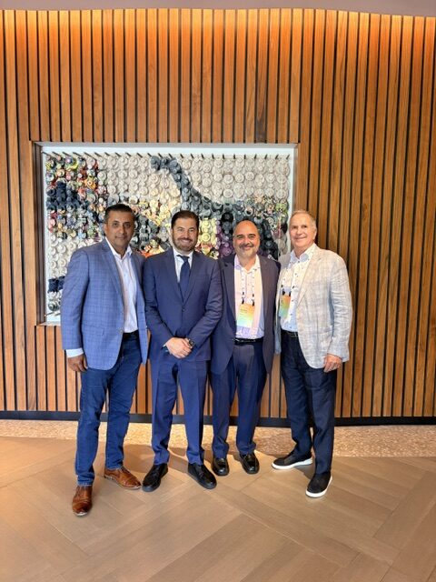 Precefi leadership with Bill Carpou, CEO of Octane OC, at OTF 2026